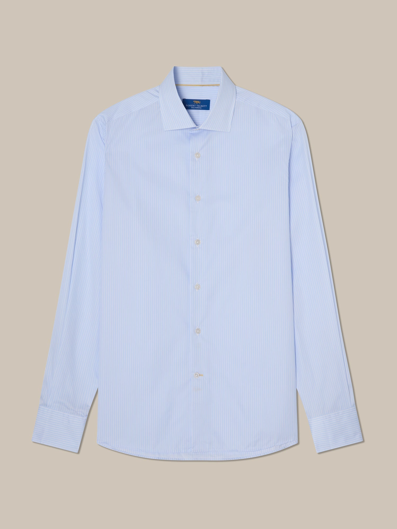 Reynolds Twill Multi Stripe Dress Shirt image