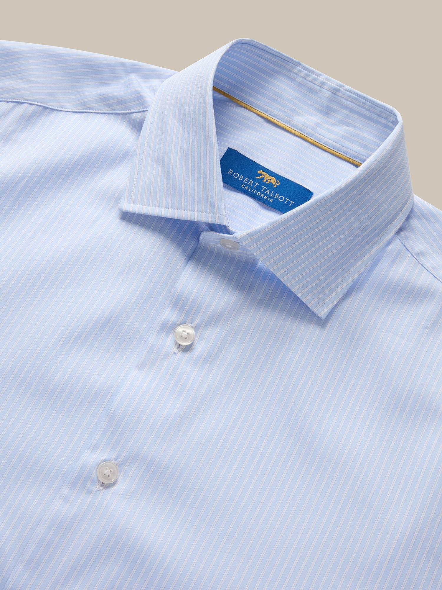 Reynolds Twill Multi Stripe Dress Shirt image