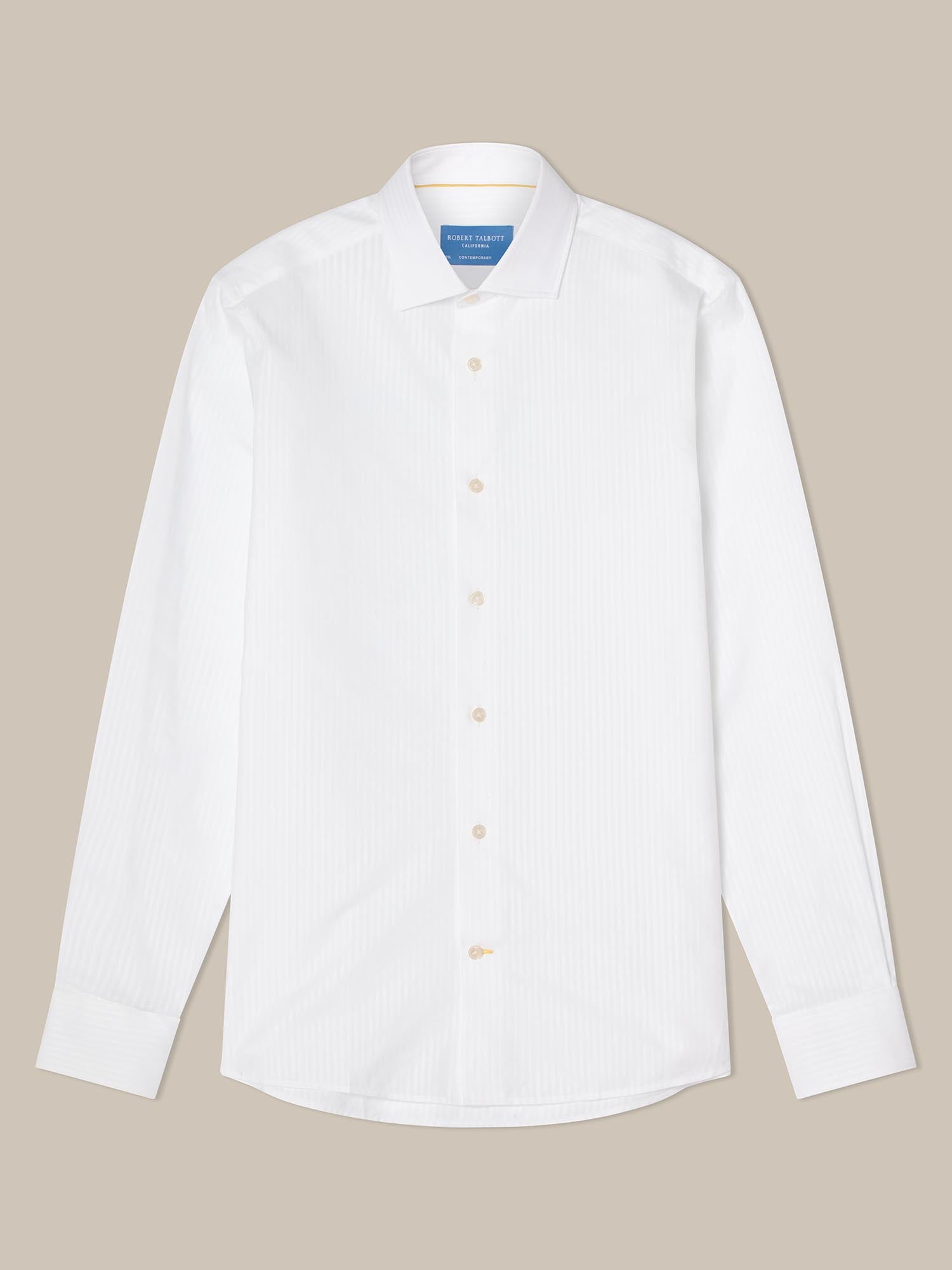 Reynolds Dobby Stripe Shirt in Contemporary fit image