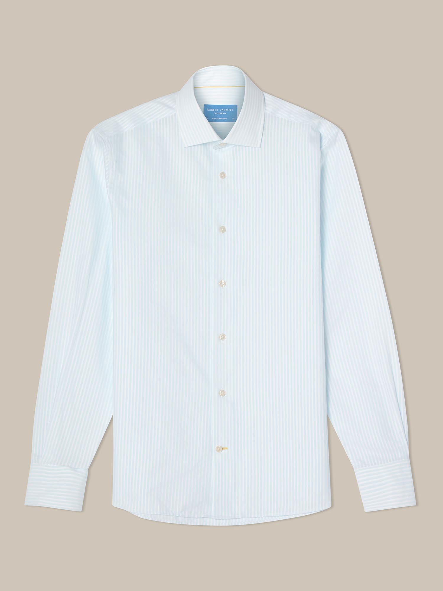 Reynolds Dobby Stripe Shirt in Contemporary fit image