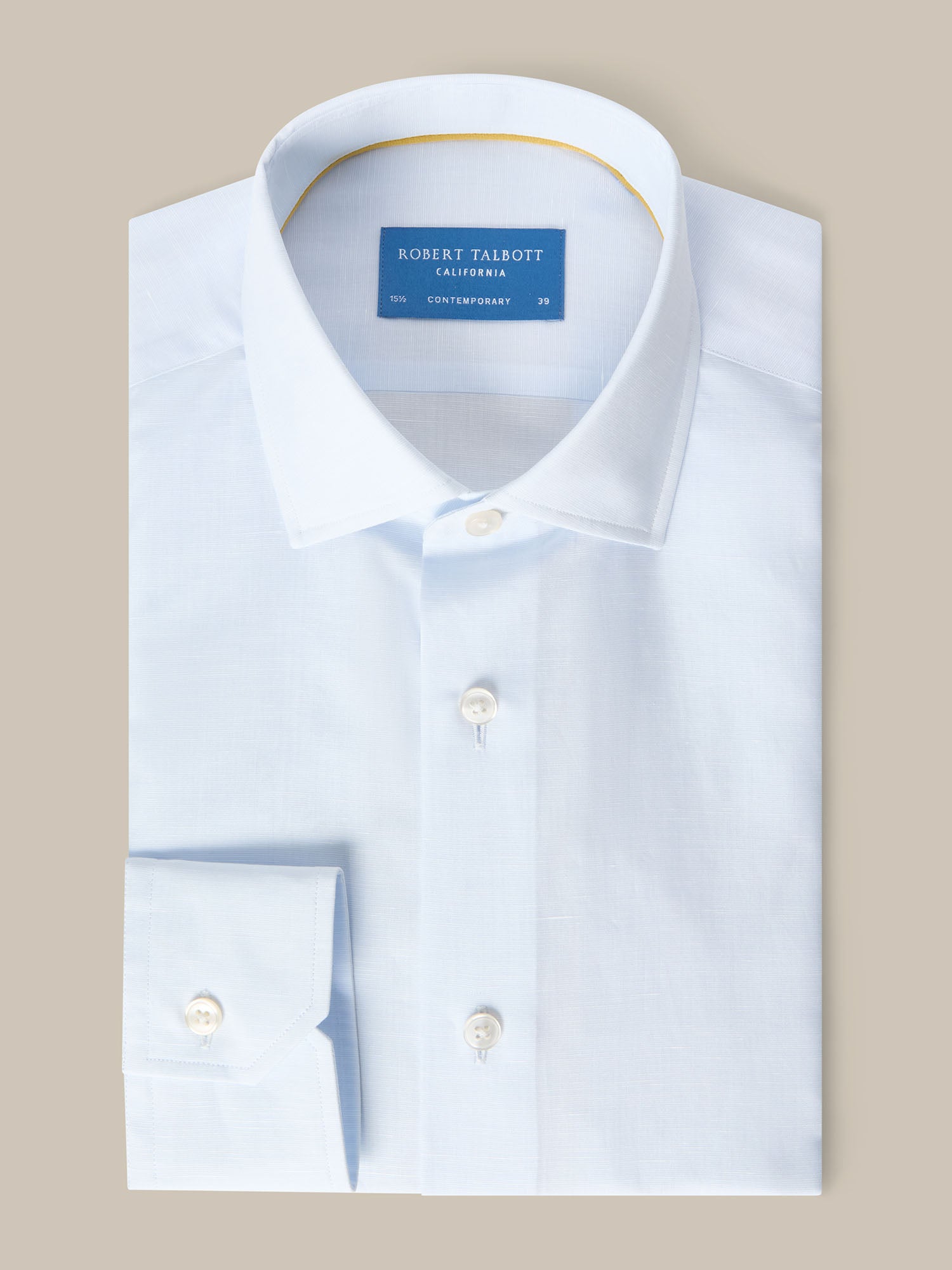 Reynolds Cotton/Linen Shirt in Contemporary fit