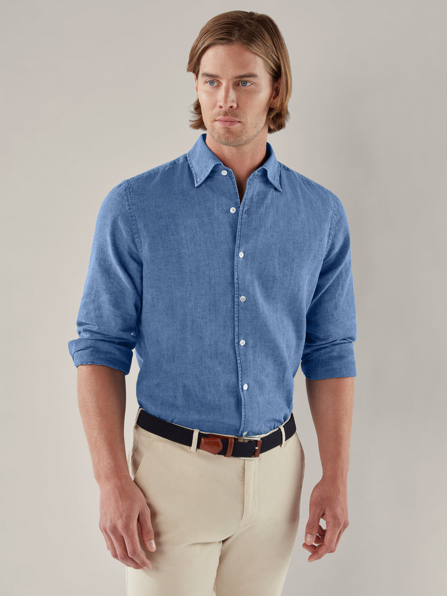 The Morgan Linen-Cotton Shirt – Robert Talbott