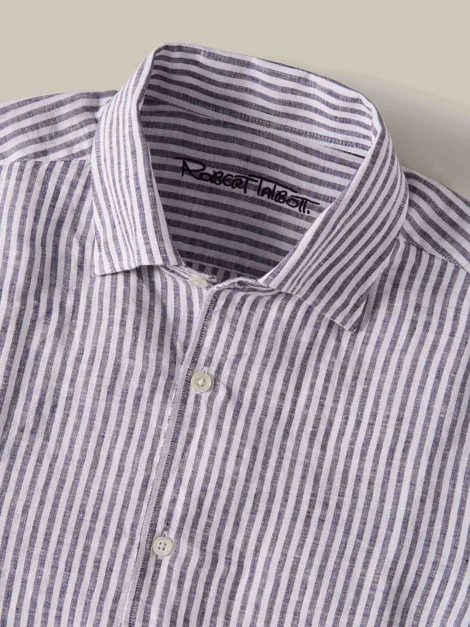 Morgan Stripe Linen Shirt image