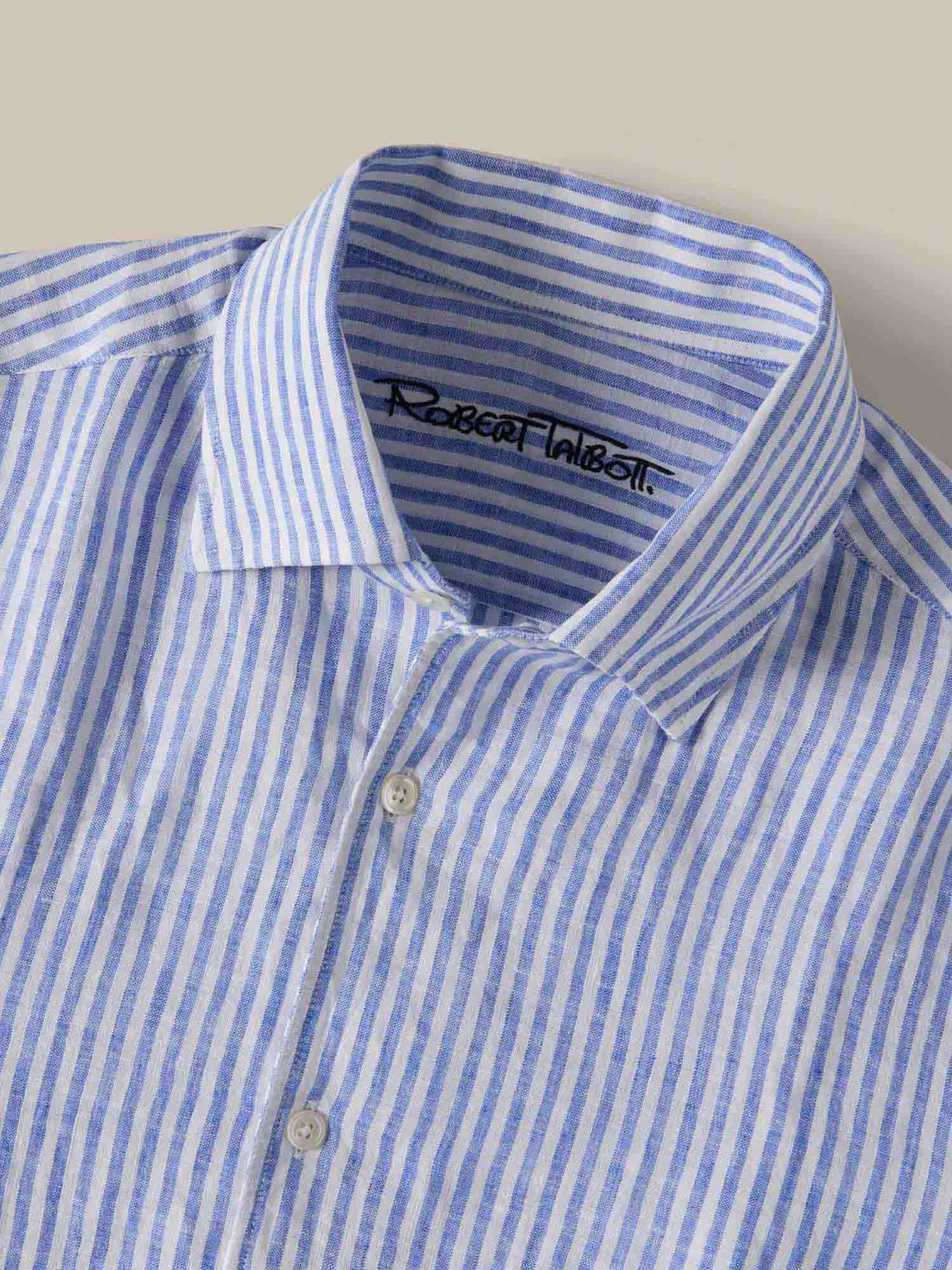 Morgan Stripe Linen Shirt image