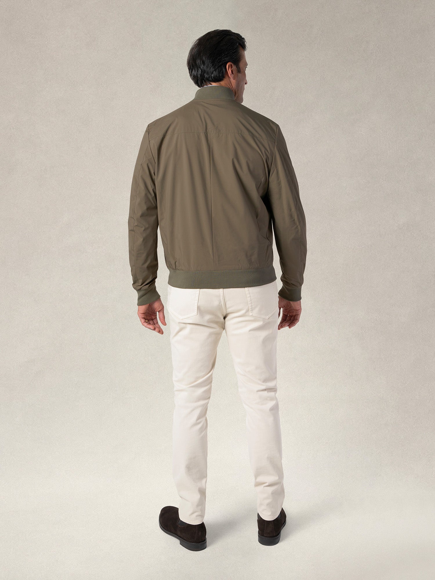 Jackson Baseball Jacket in Taupe image