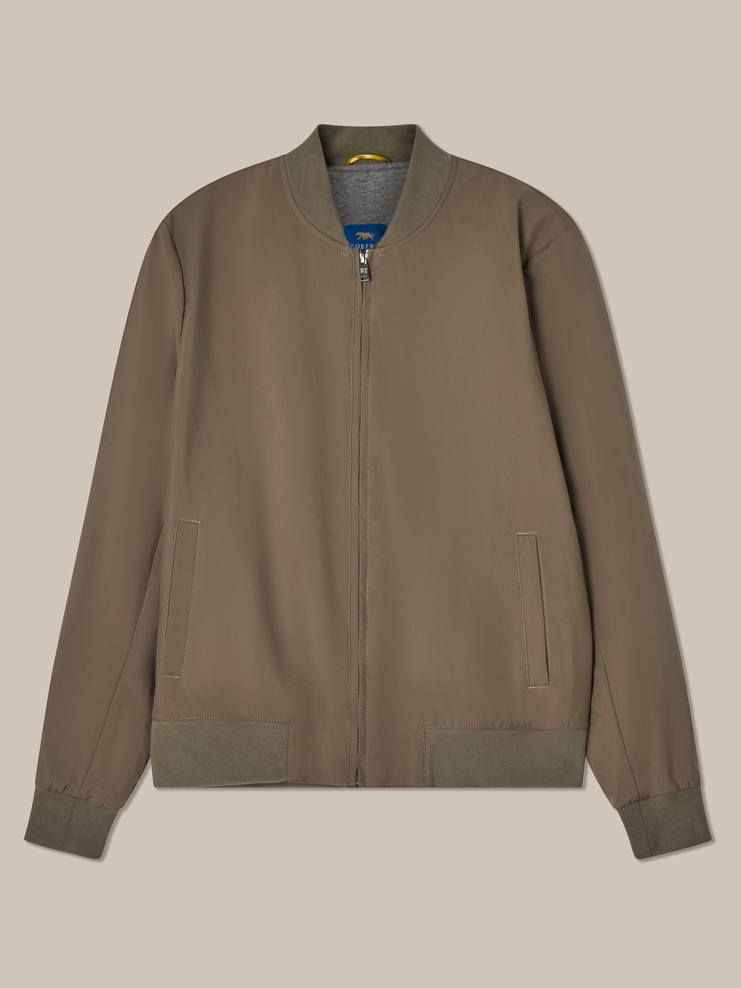 Jackson Baseball Jacket in Taupe image