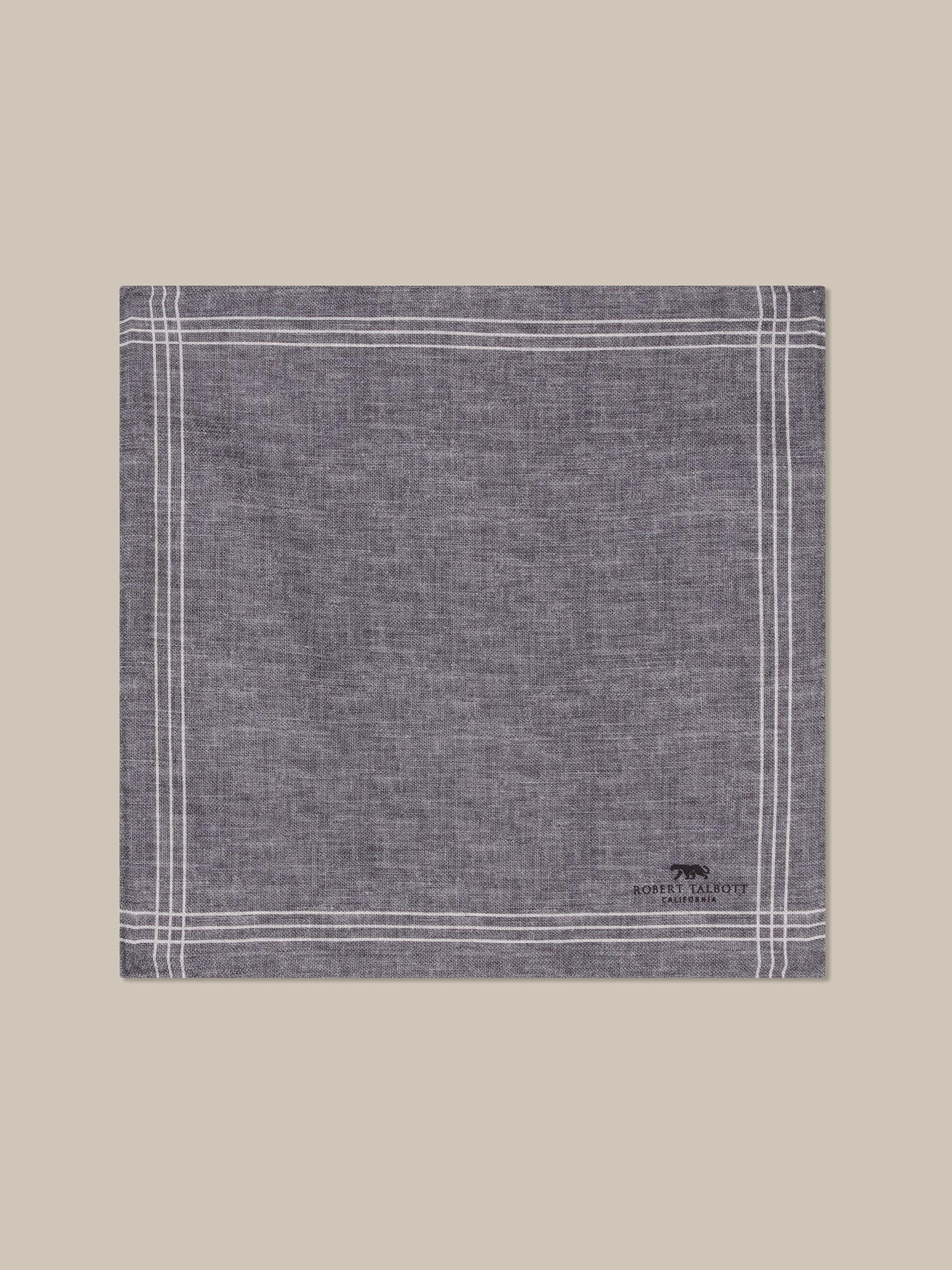 Collins Reversible Silk Pocket Square