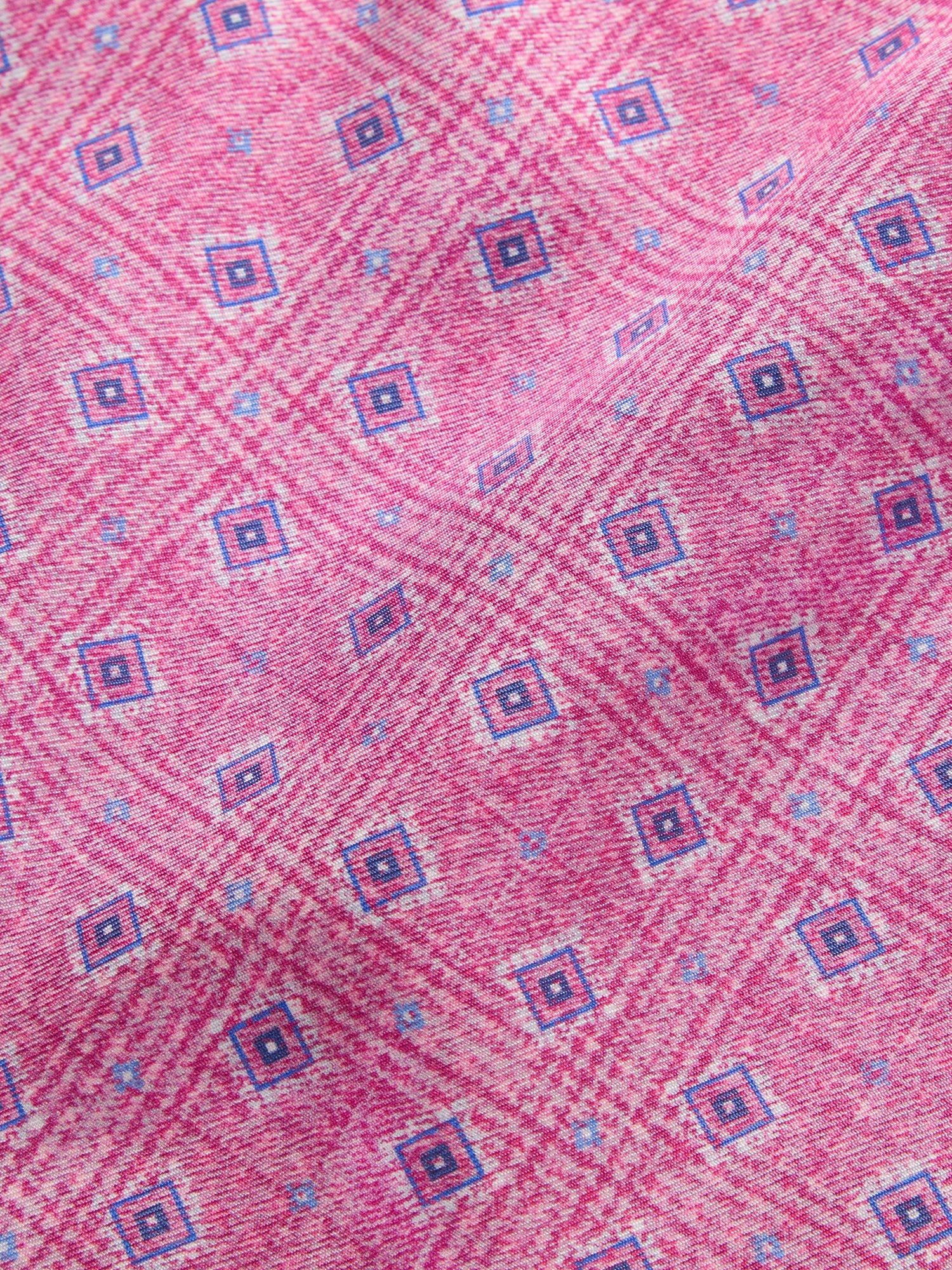 Collins Reversible Silk/Cotton Pocket Square image