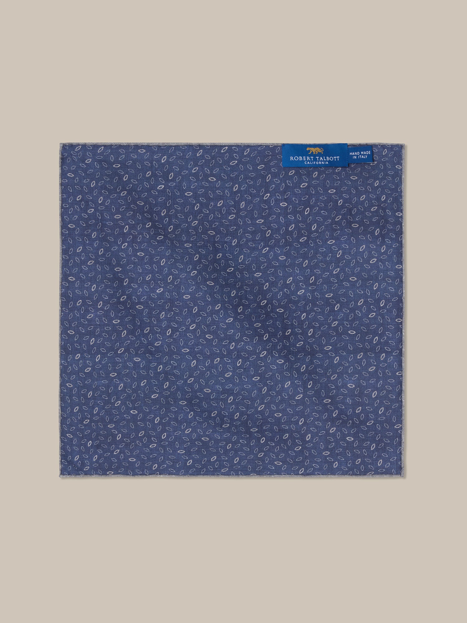 Collins Reversible Silk/Cotton Pocket Square image