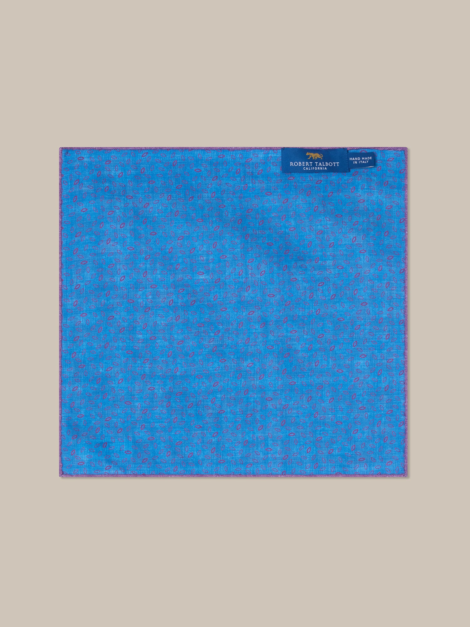 Collins Reversible Silk/Cotton Pocket Square image