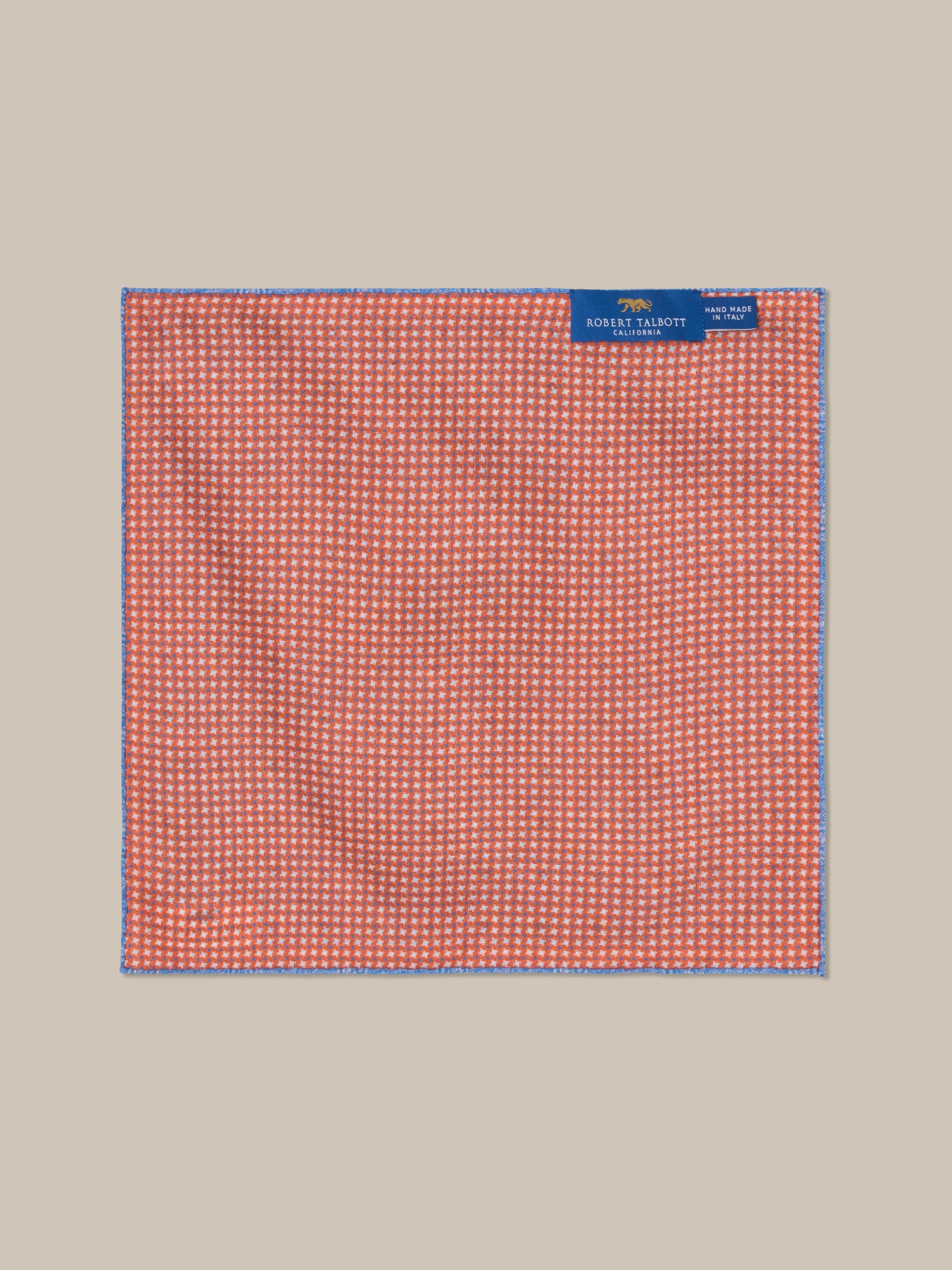 Collins Reversible Silk/Cotton Pocket Square image