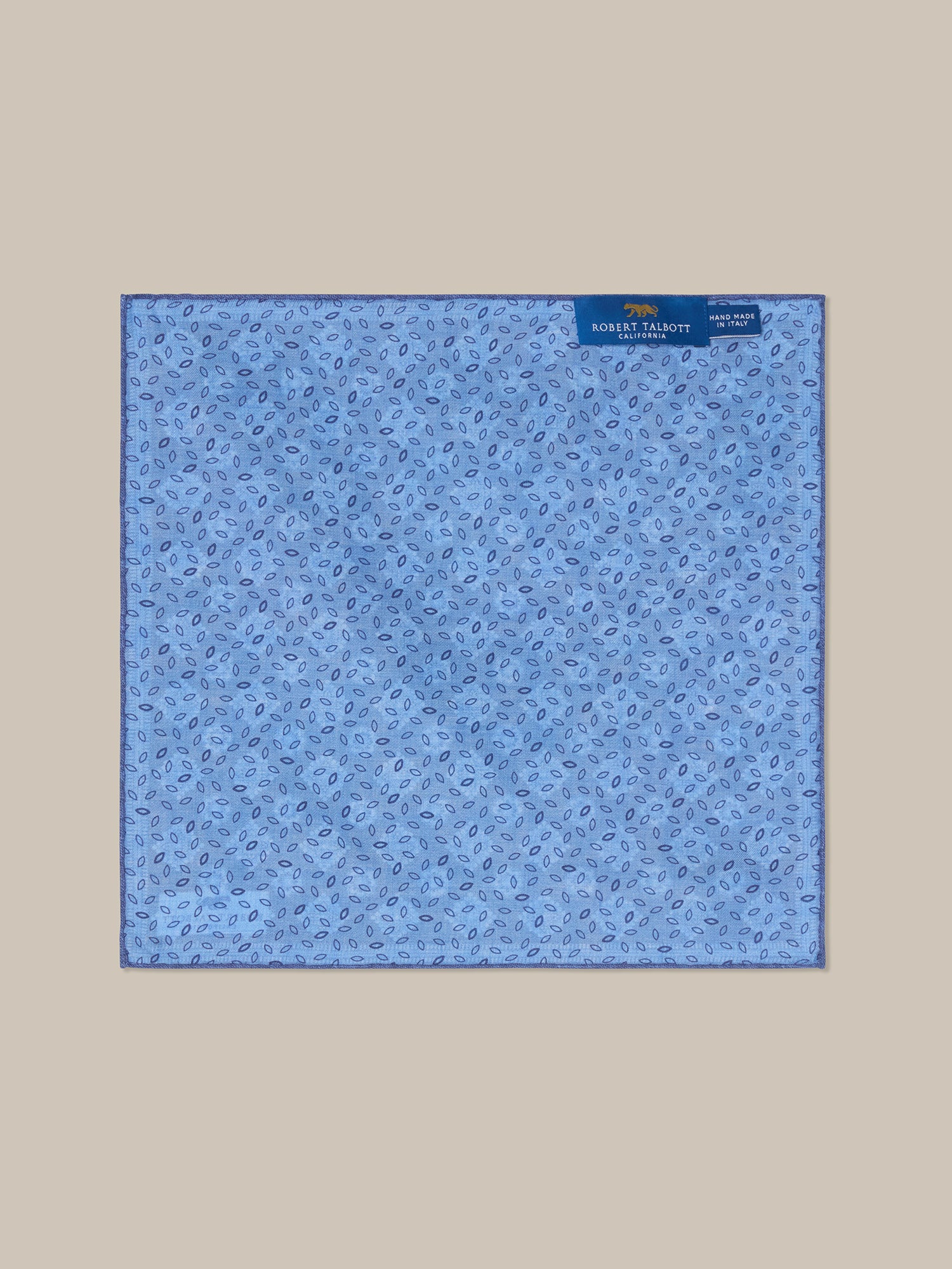 Collins Reversible Silk/Cotton Pocket Square image