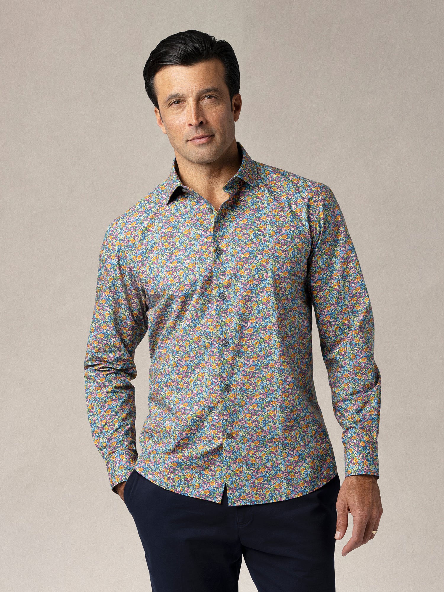 Reynolds Spring Floral Print Shirt image