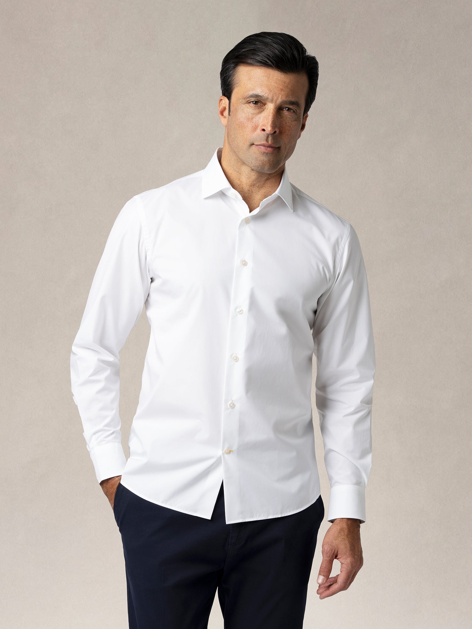 Reynolds Novelty Cuff Poplin Shirt image