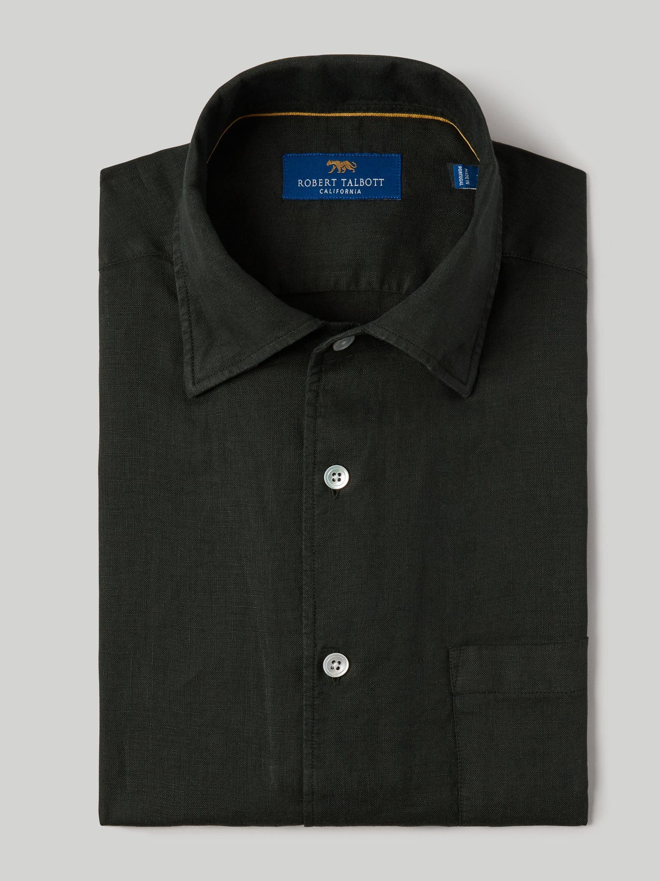 The Morgan Short Sleeve Linen Shirt – Robert Talbott